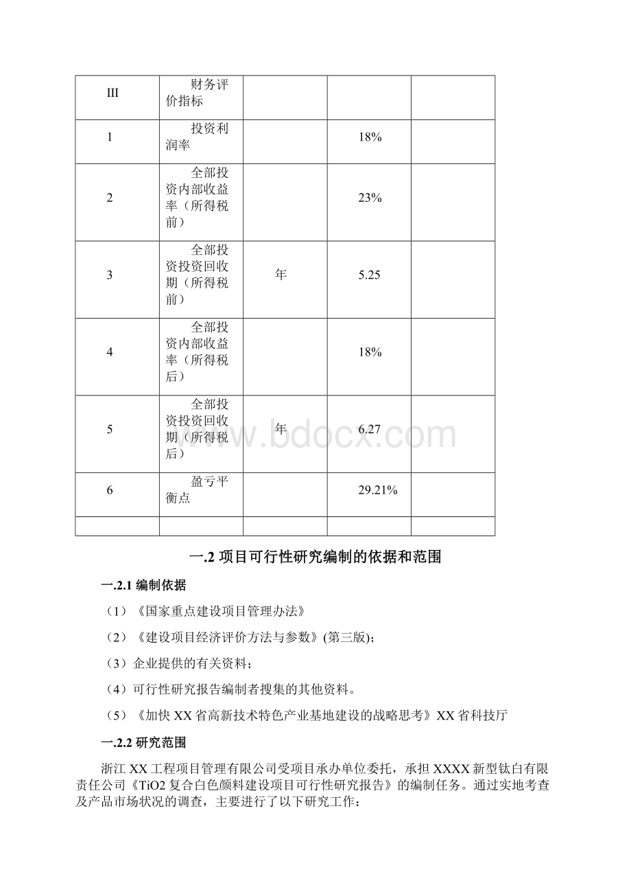 TiO2复合白色颜料建设项目可行性研究报告.docx_第3页