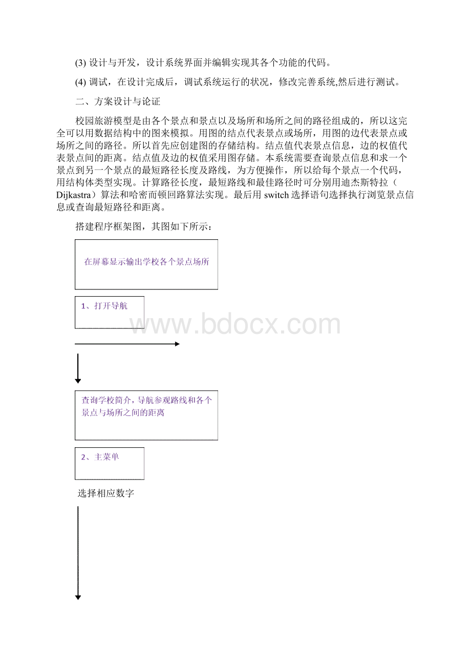 数据结构课程设计校园导航报告.docx_第2页