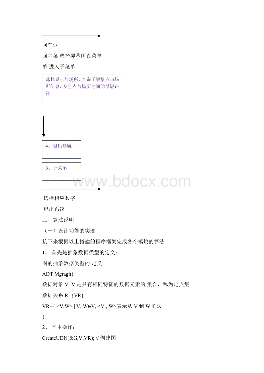 数据结构课程设计校园导航报告.docx_第3页