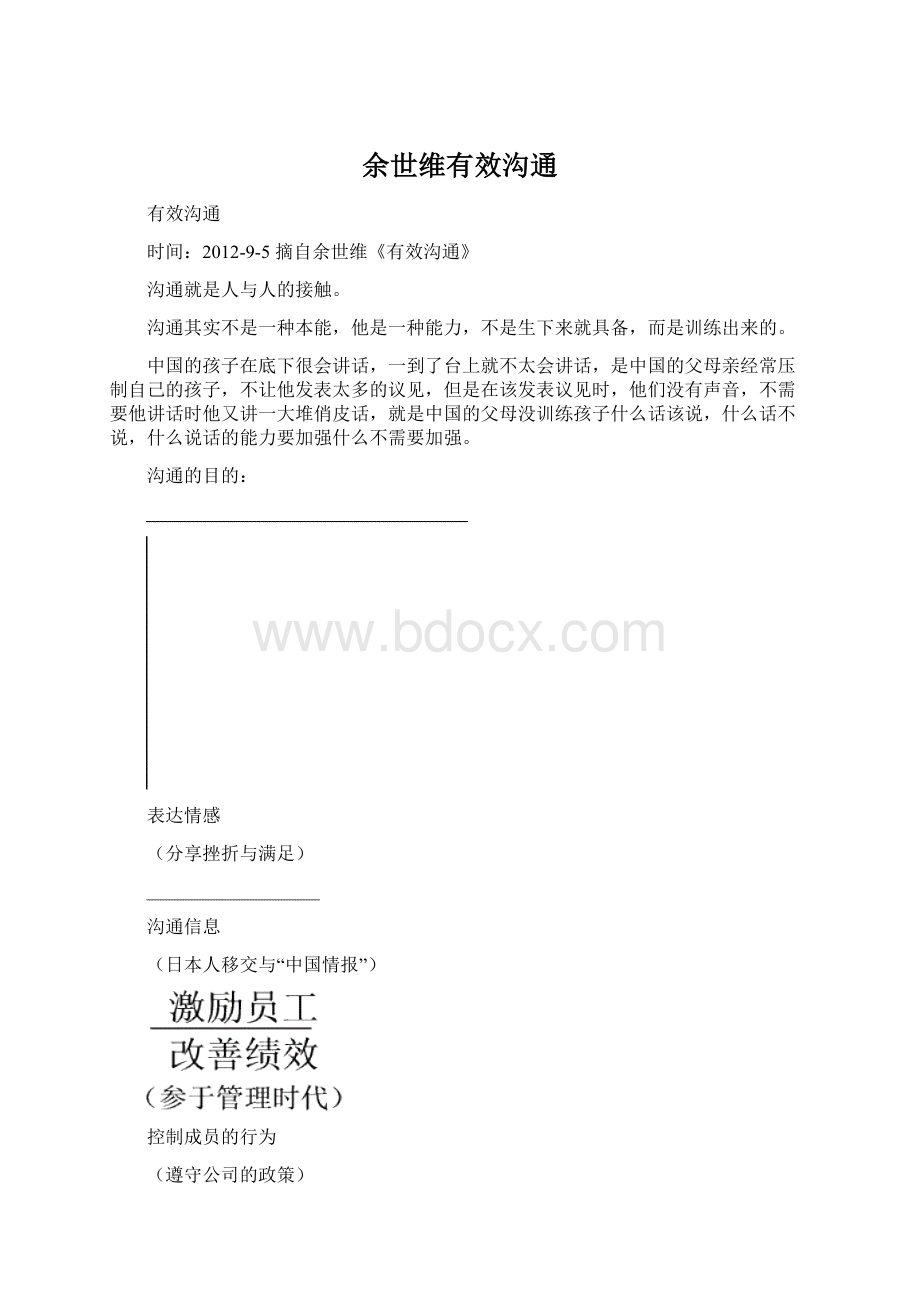 余世维有效沟通.docx