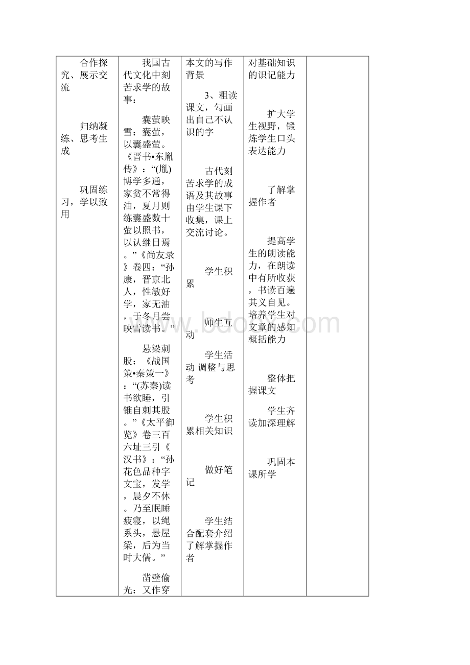 送东阳马生序表格式教案.docx_第2页