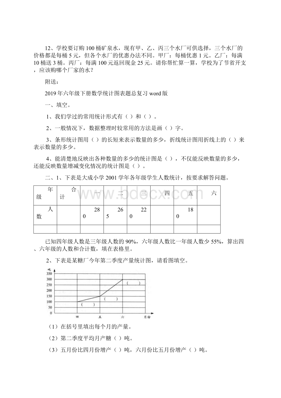 六年级下册数学经典题目Word格式.docx_第3页