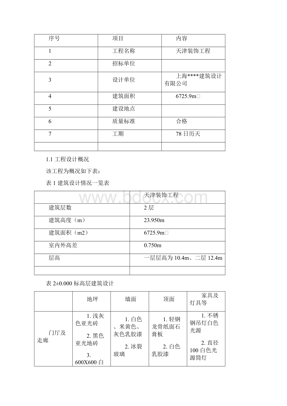 天津某装饰工程施工组织设计方案.docx_第3页