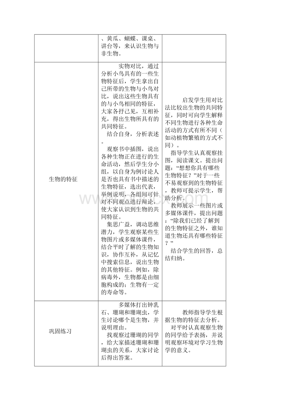 人教版七年级上册生物教案完整版.docx_第2页