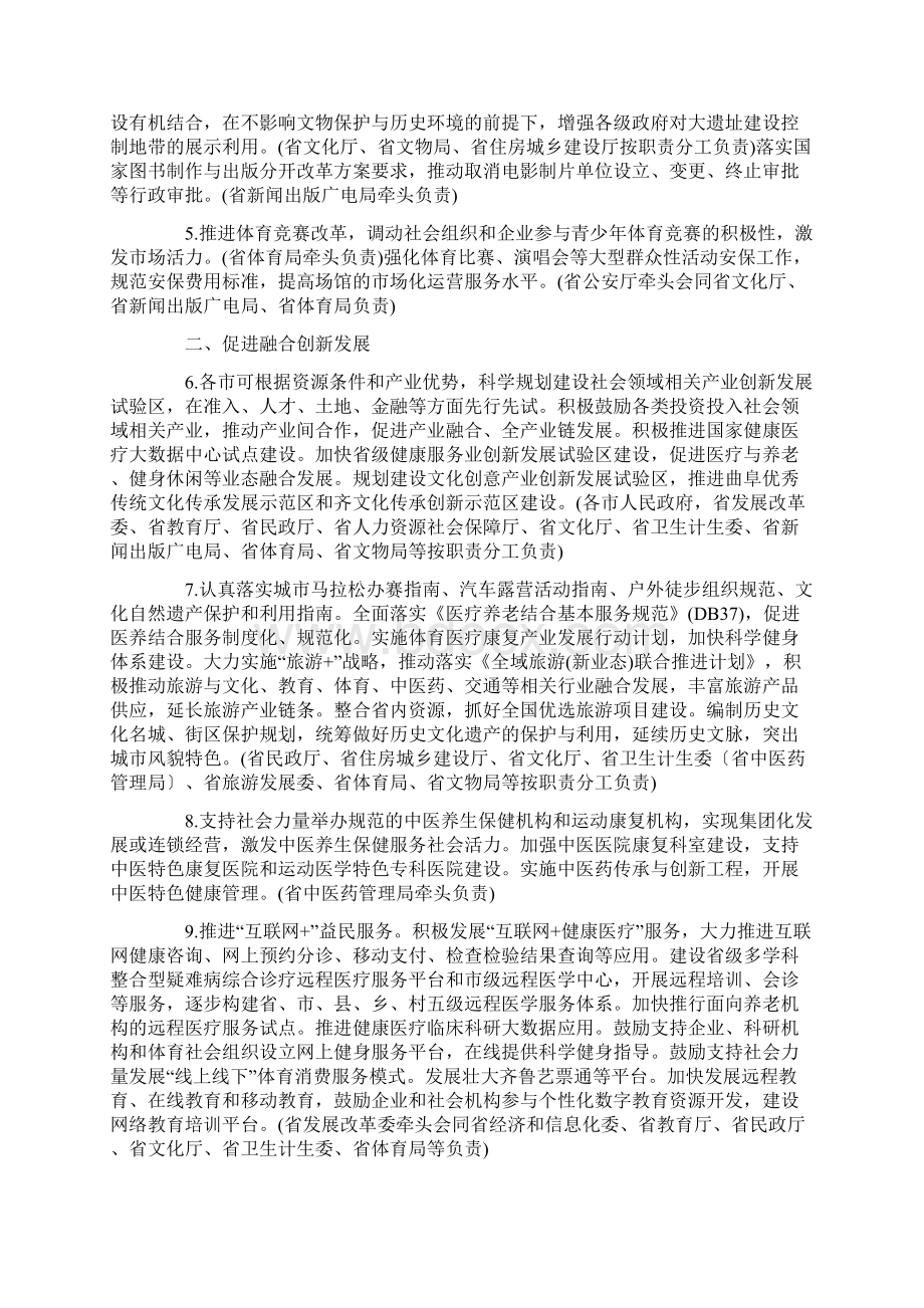 关于进一步激发社会领域投资活力的实施意见文档格式.docx_第2页