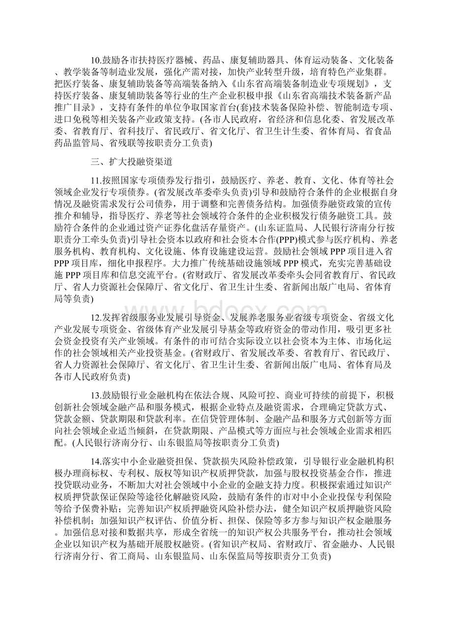 关于进一步激发社会领域投资活力的实施意见文档格式.docx_第3页