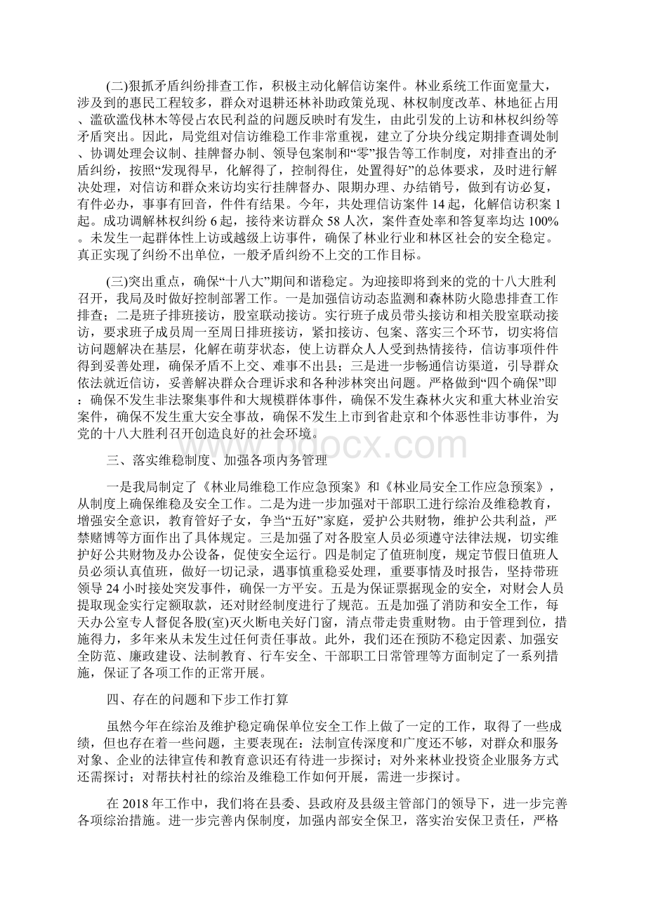 综治信访维稳工作总结文档格式.docx_第2页