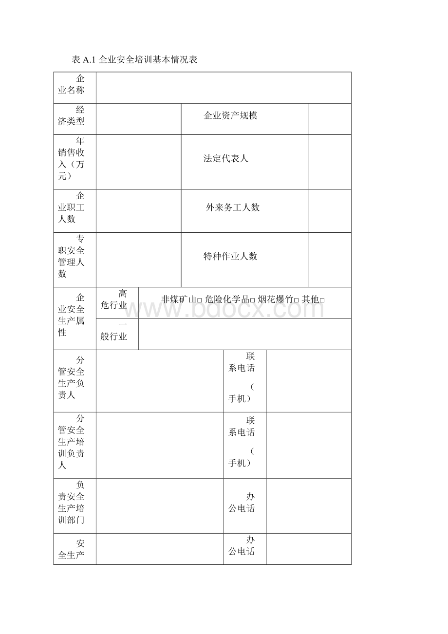 企业安全教育档案模板.docx_第2页