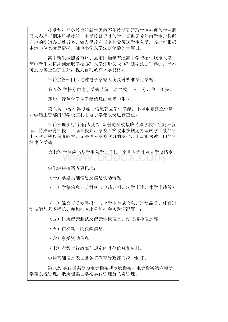 湖南省中小学生学籍管理实施细则.docx_第2页