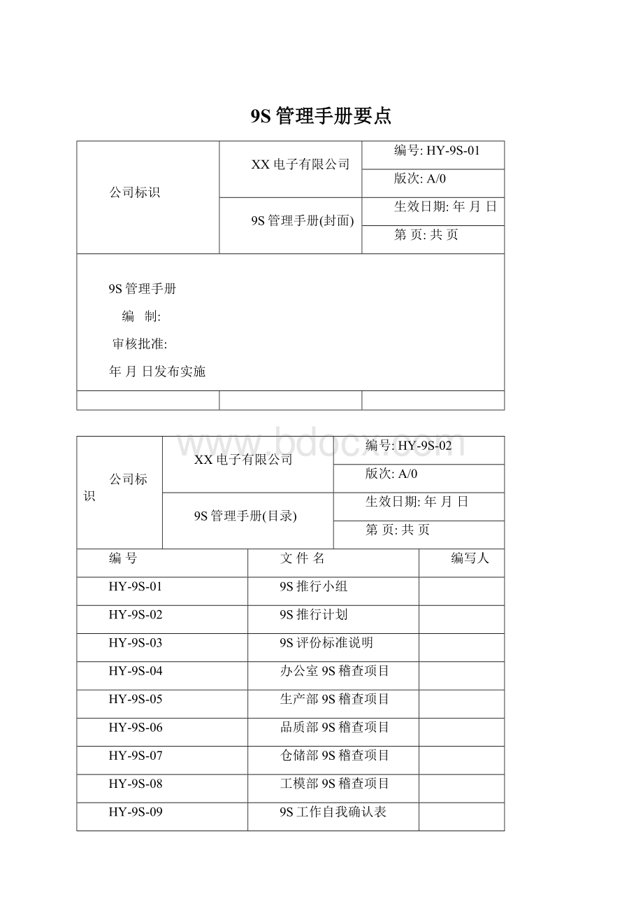 9S管理手册要点.docx_第1页