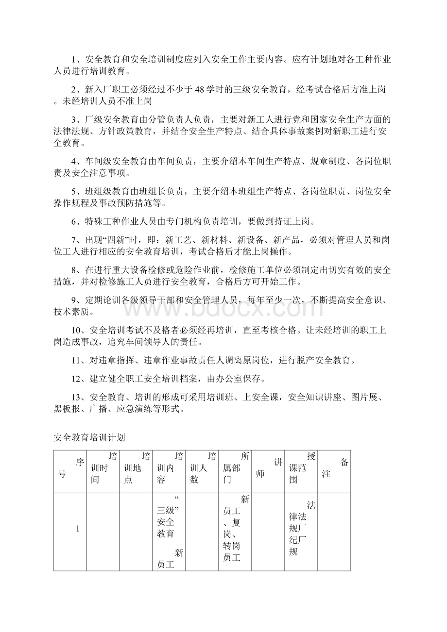 制度汇编工厂企业安全生产检查制度.docx_第3页