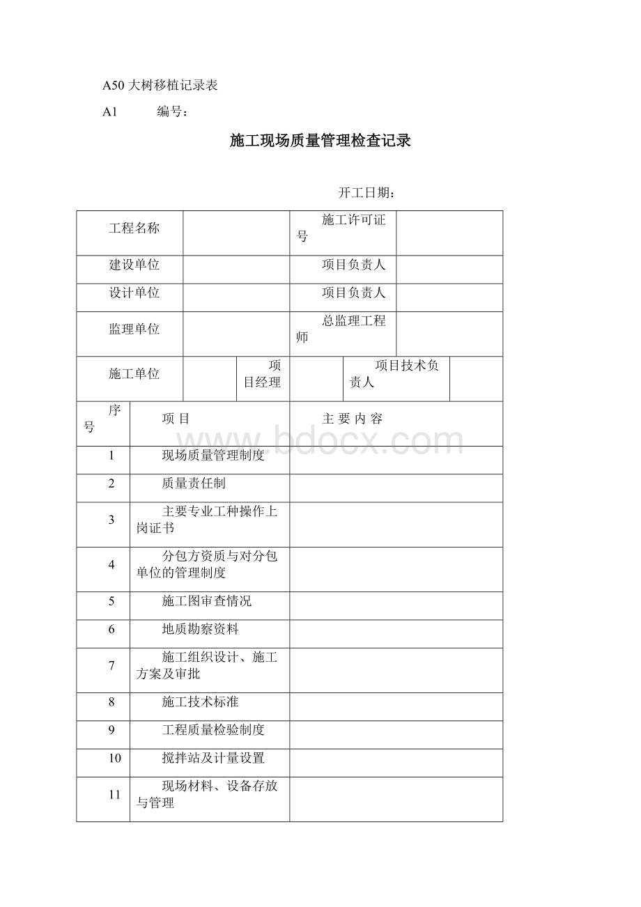 新版园林绿化工程施工表格全套Word文档下载推荐.docx_第3页