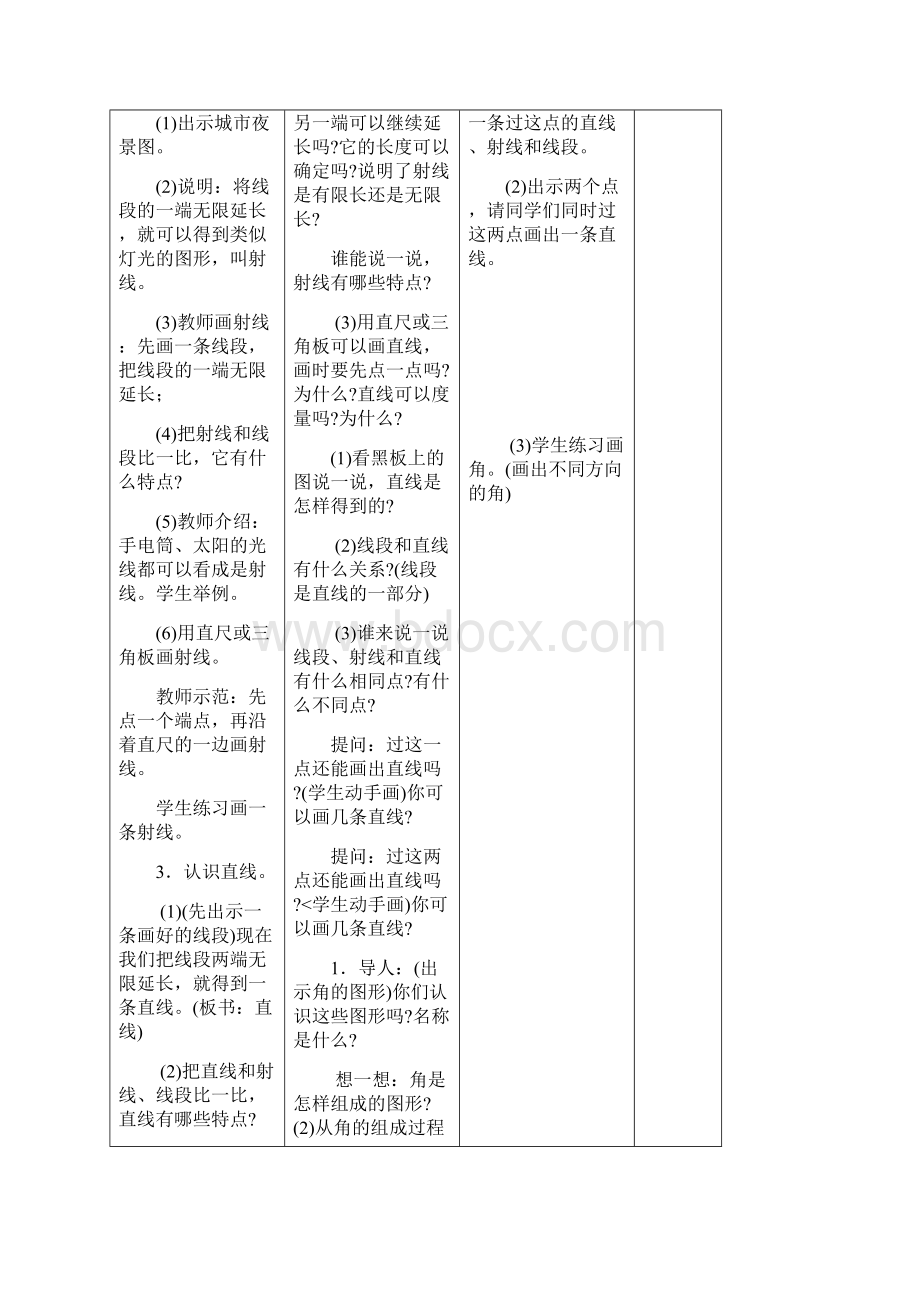 四年级数学上册第八单元《垂线与平行线》教案Word文档下载推荐.docx_第2页