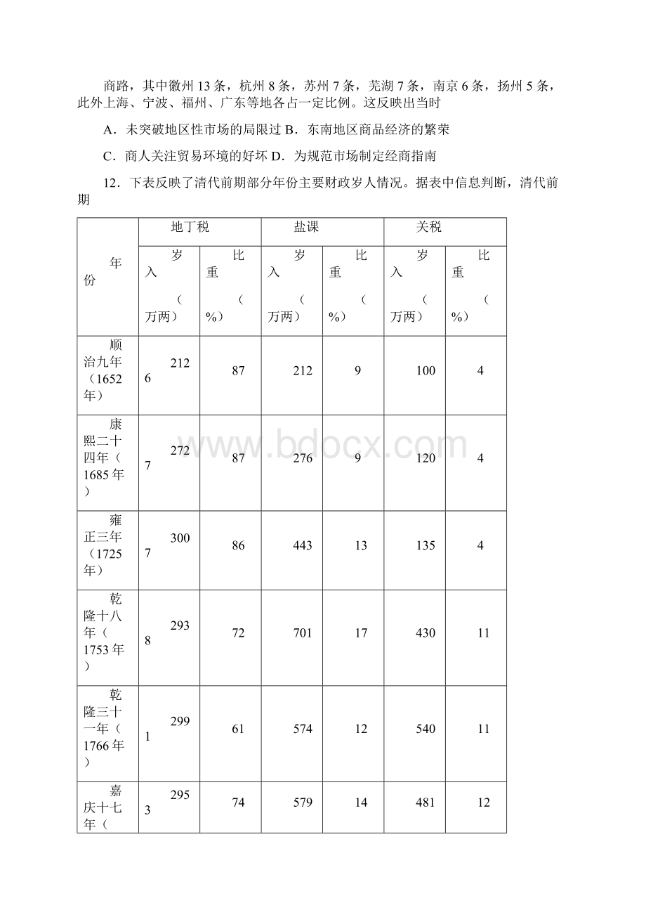 学年高二历史下学期第二次月考试题.docx_第3页