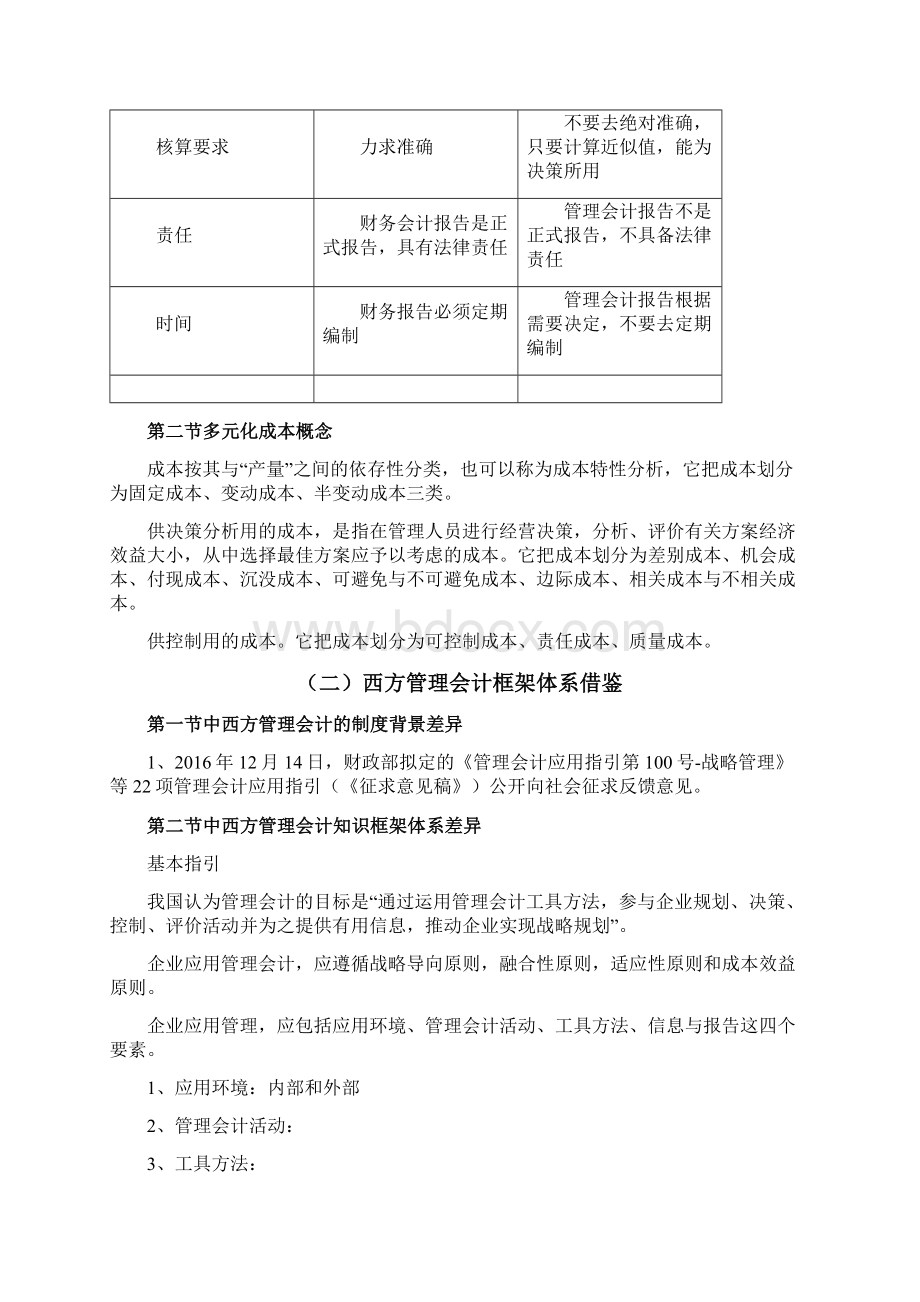 初级管理会计知识点汇总Word格式文档下载.docx_第2页