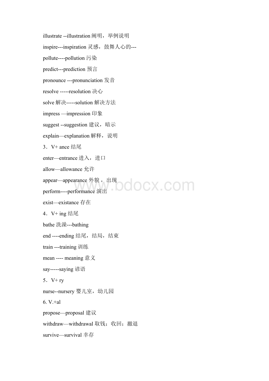 最新高中英语词性转换常见词汇资料.docx_第3页