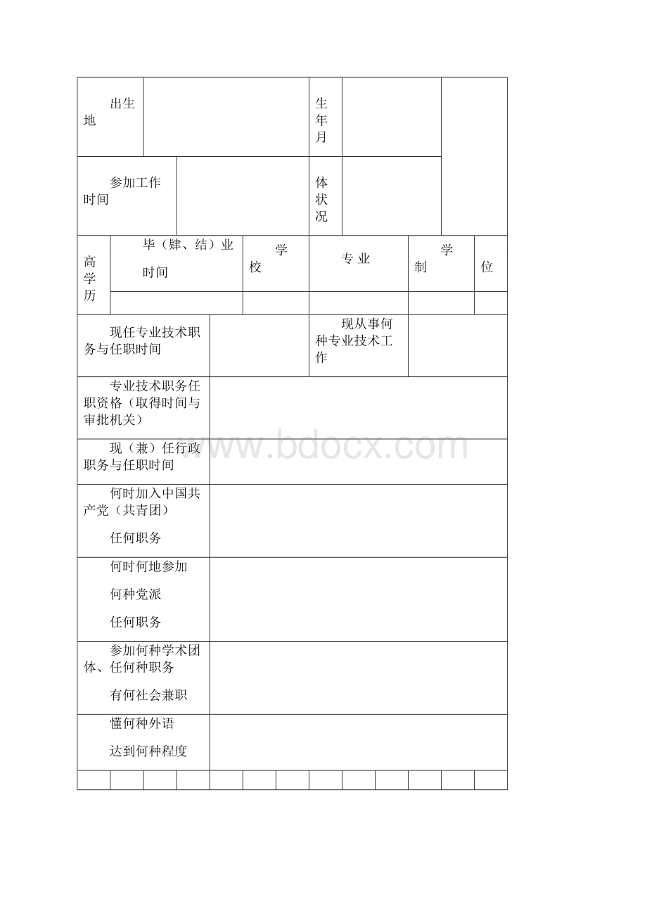 专业技术职务任职资格评审表.docx_第2页