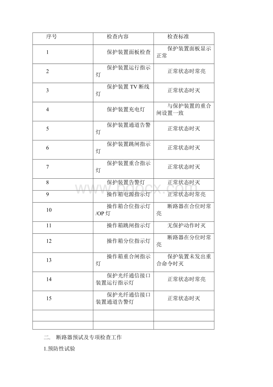 防止断路器和保护拒动特殊维护技术规范Word格式文档下载.docx_第3页