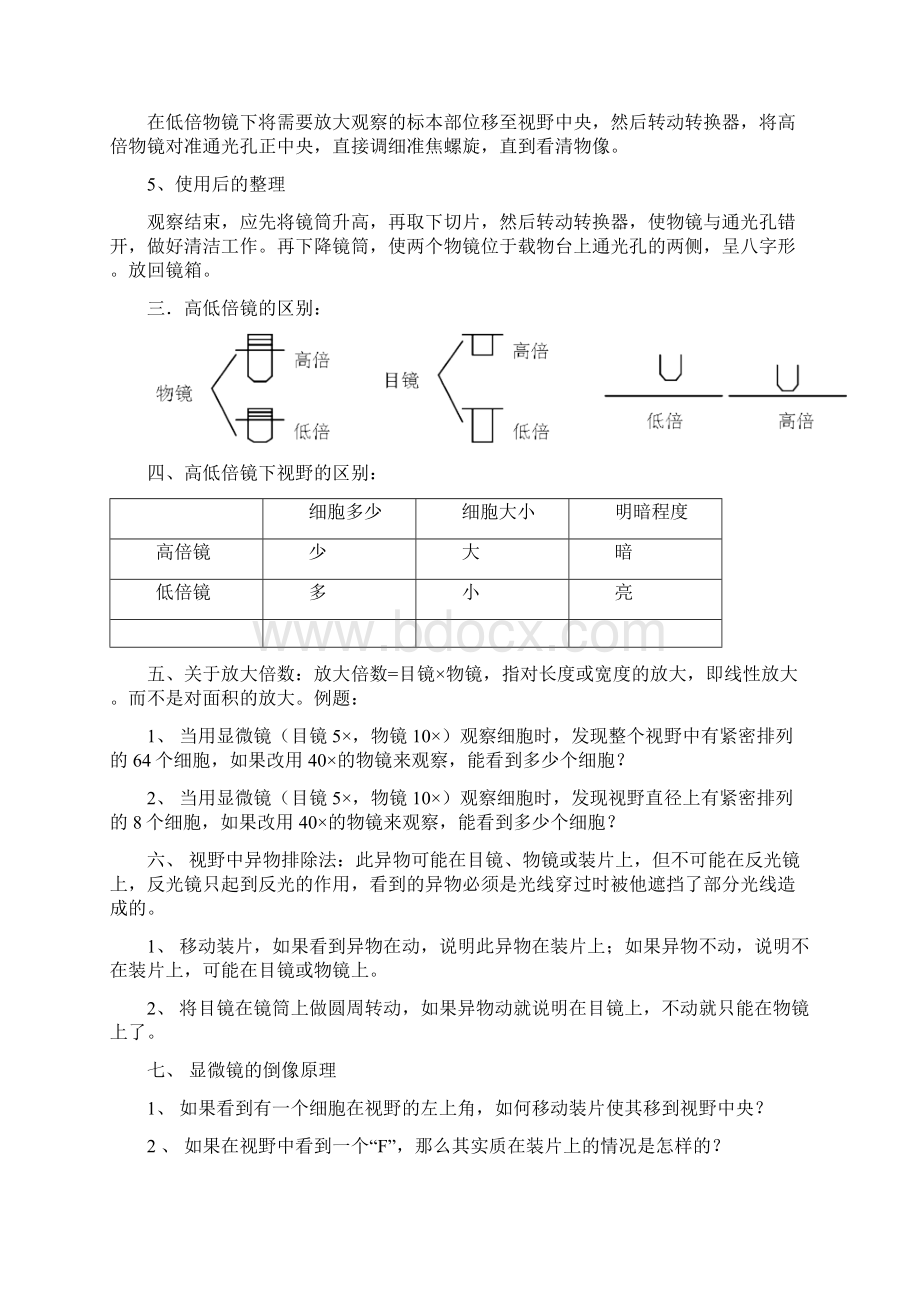 初中的一条几何光学题显微镜的调节Word格式.docx_第3页