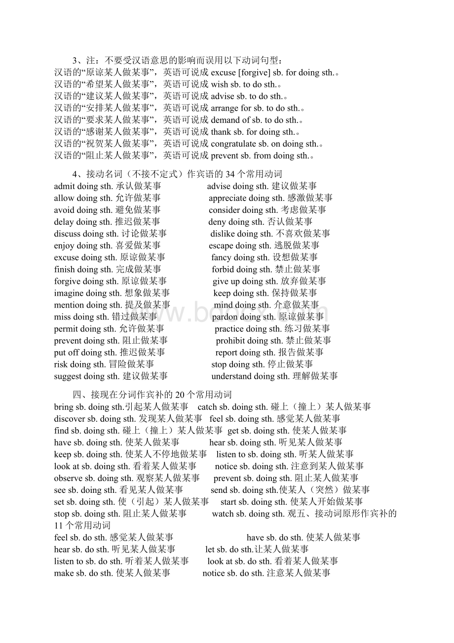 英语常用固定搭配最全64523.docx_第2页