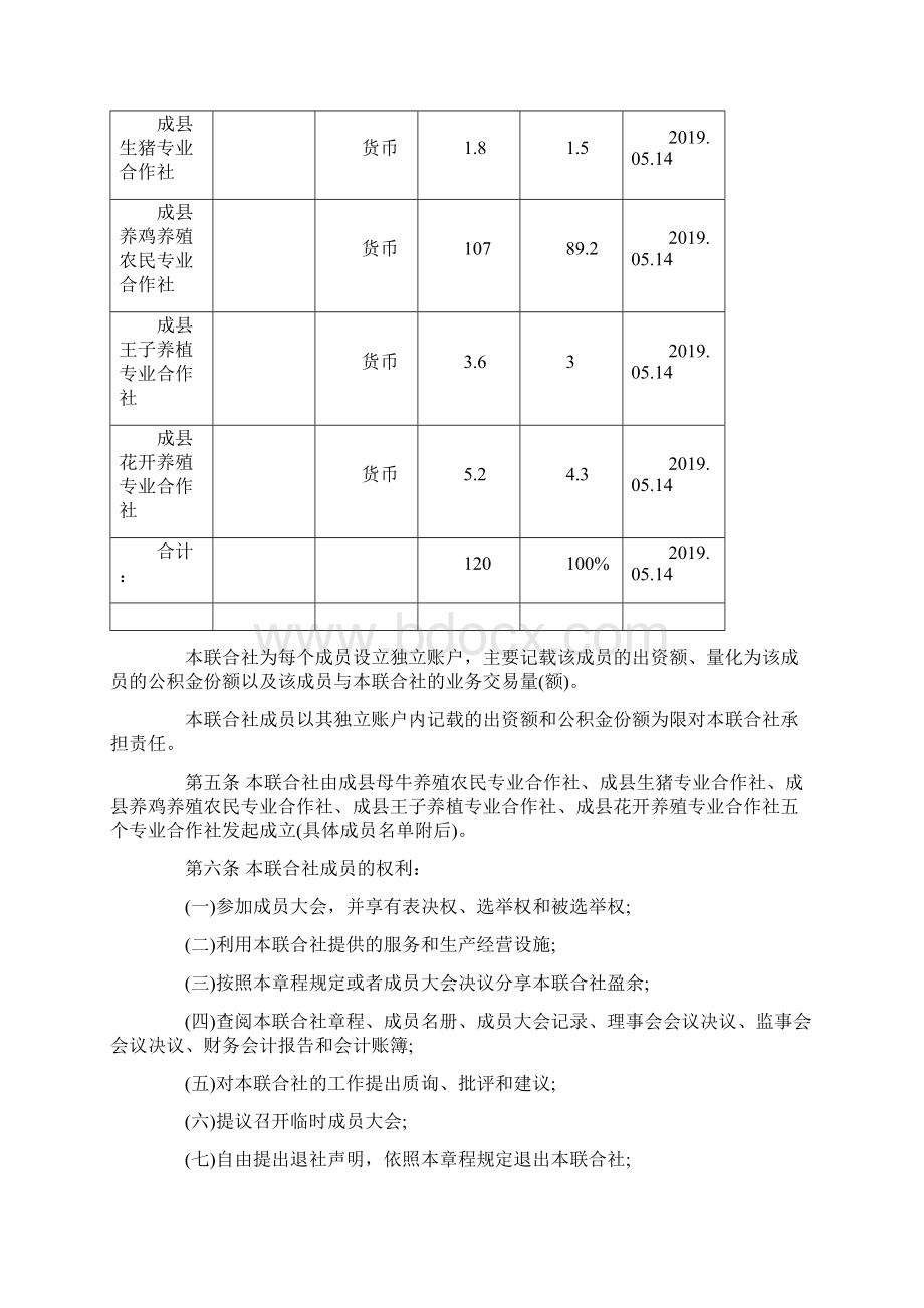 成县花果山产业发展农民专业合作社联合社联合社章程.docx_第2页