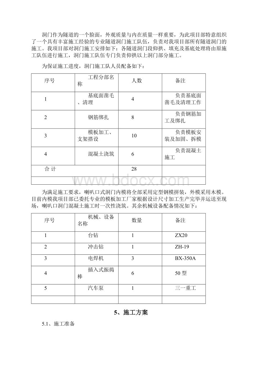 喇叭口洞门施工设计Word文档下载推荐.docx_第3页