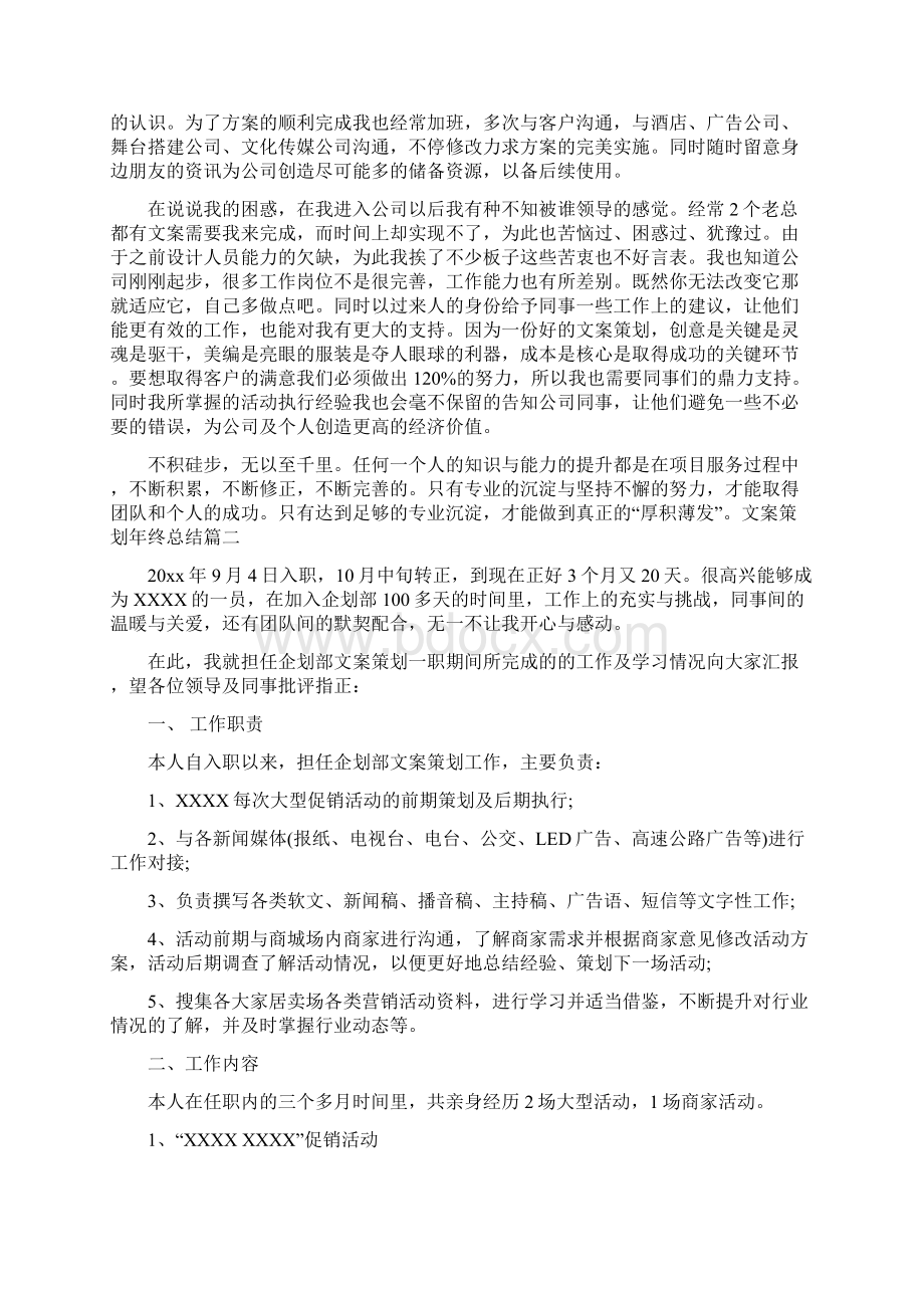 文案策划年终总结报告.docx_第2页