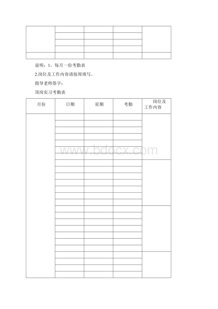 江苏信息职业技术学院学生顶岗实习手册范本模板Word文档下载推荐.docx_第3页