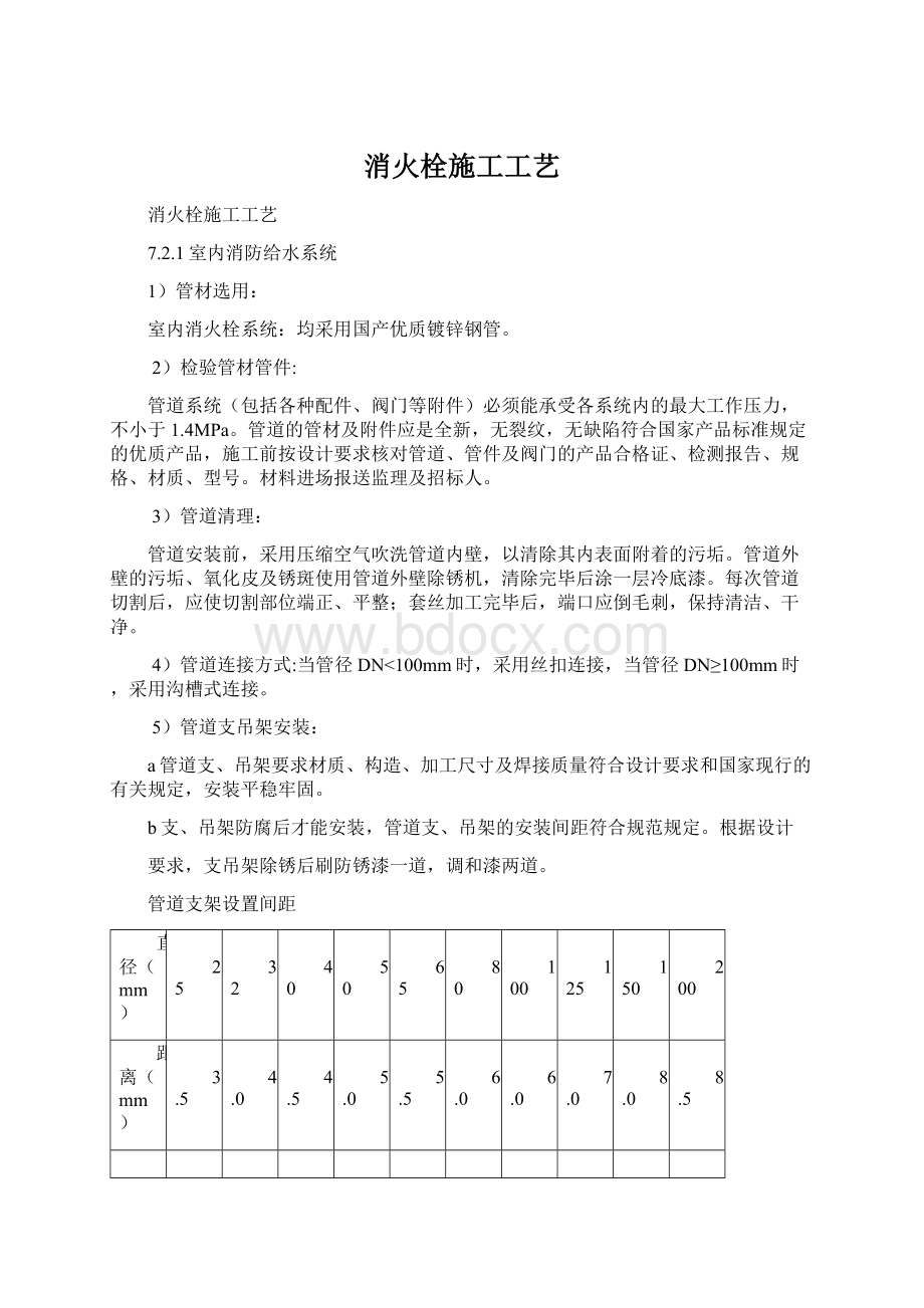 消火栓施工工艺.docx_第1页