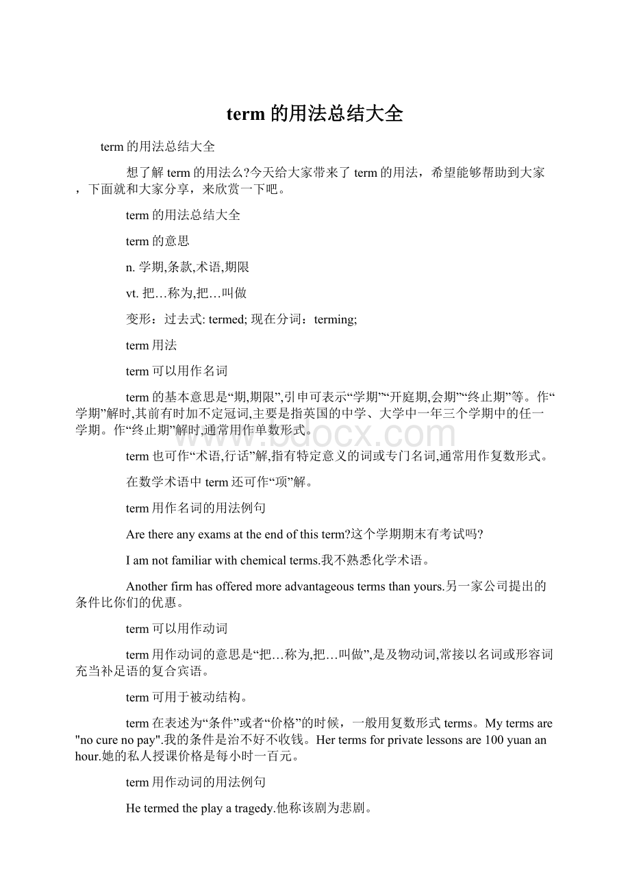 term的用法总结大全文档格式.docx