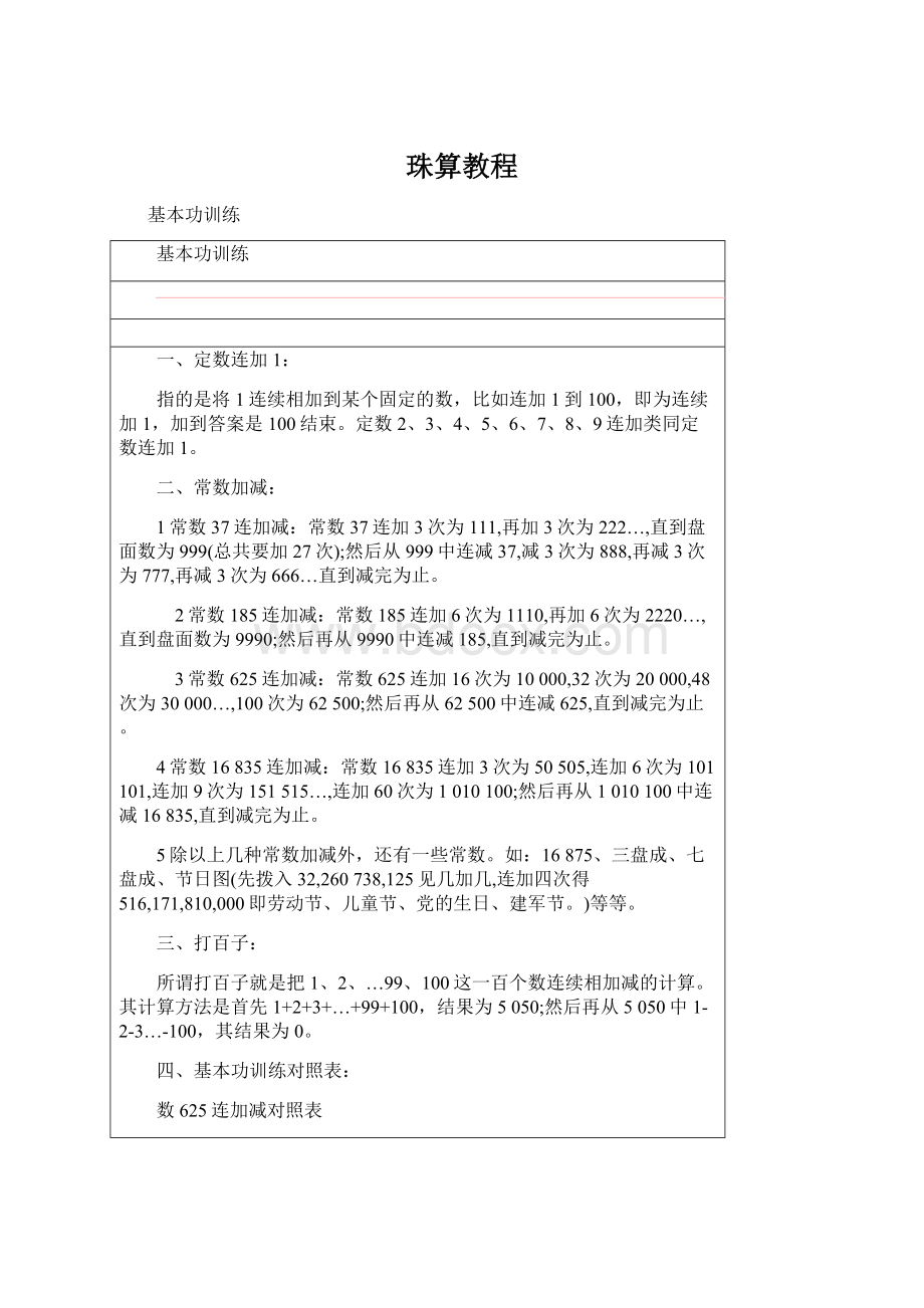 珠算教程文档格式.docx