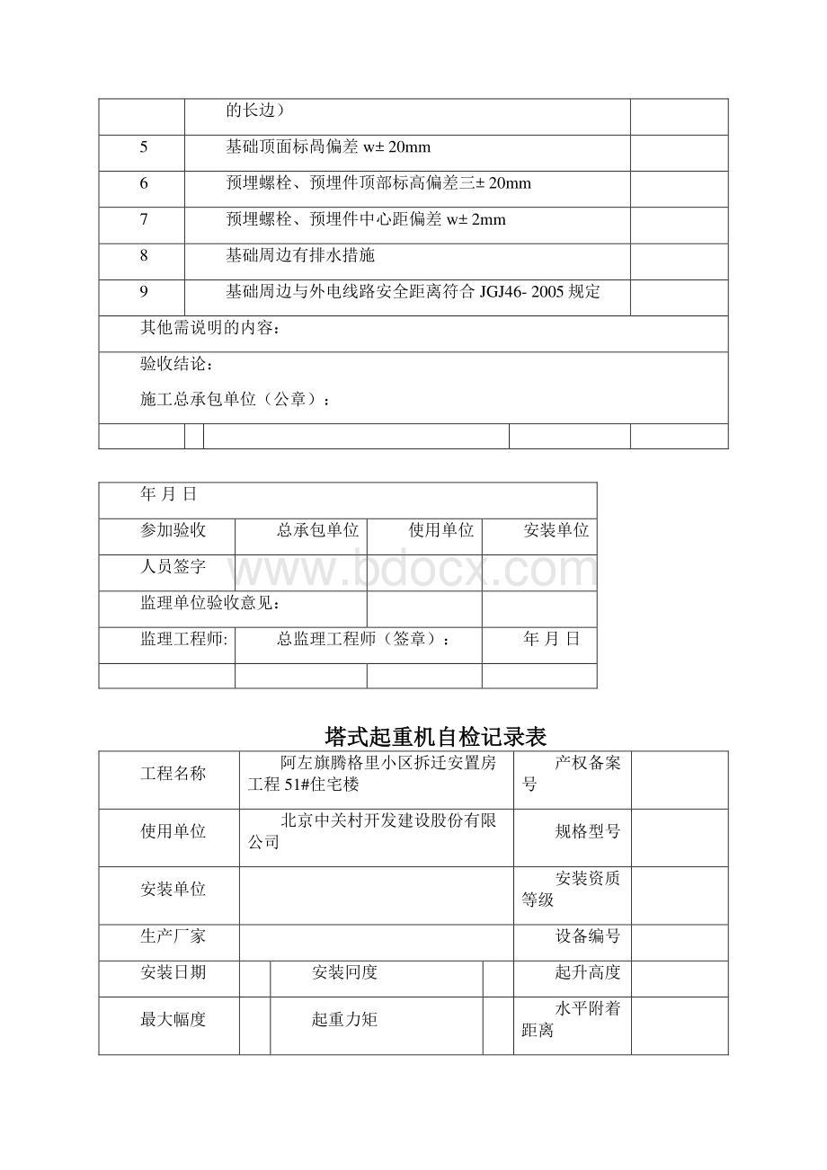 塔吊验收记录.docx_第2页