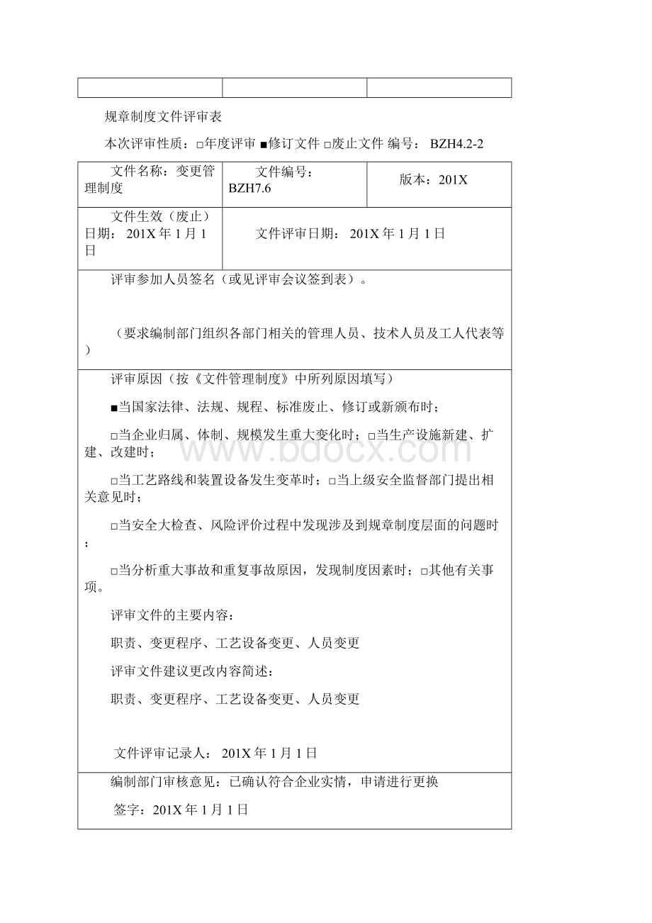 规章制度文件评审表完整优秀版.docx_第2页