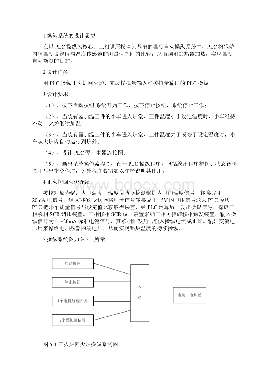 基于PLC的正火炉回火炉自动操纵系统设计Word文档格式.docx_第2页