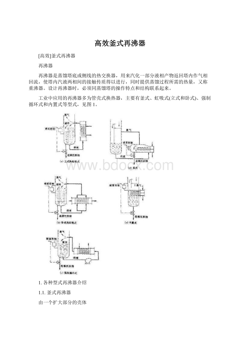 高效釜式再沸器Word下载.docx