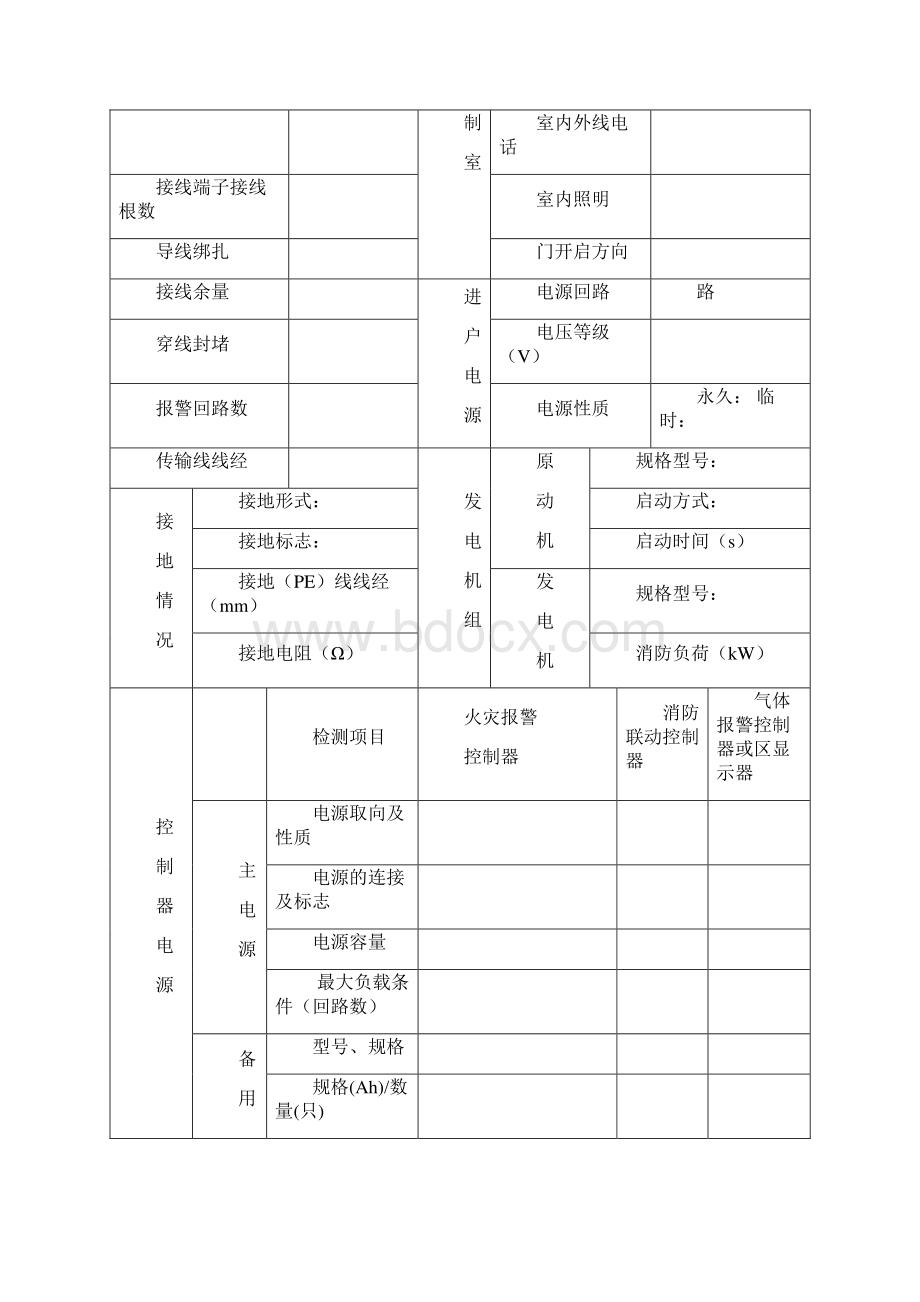 建筑消防设施检测记录表.docx_第2页