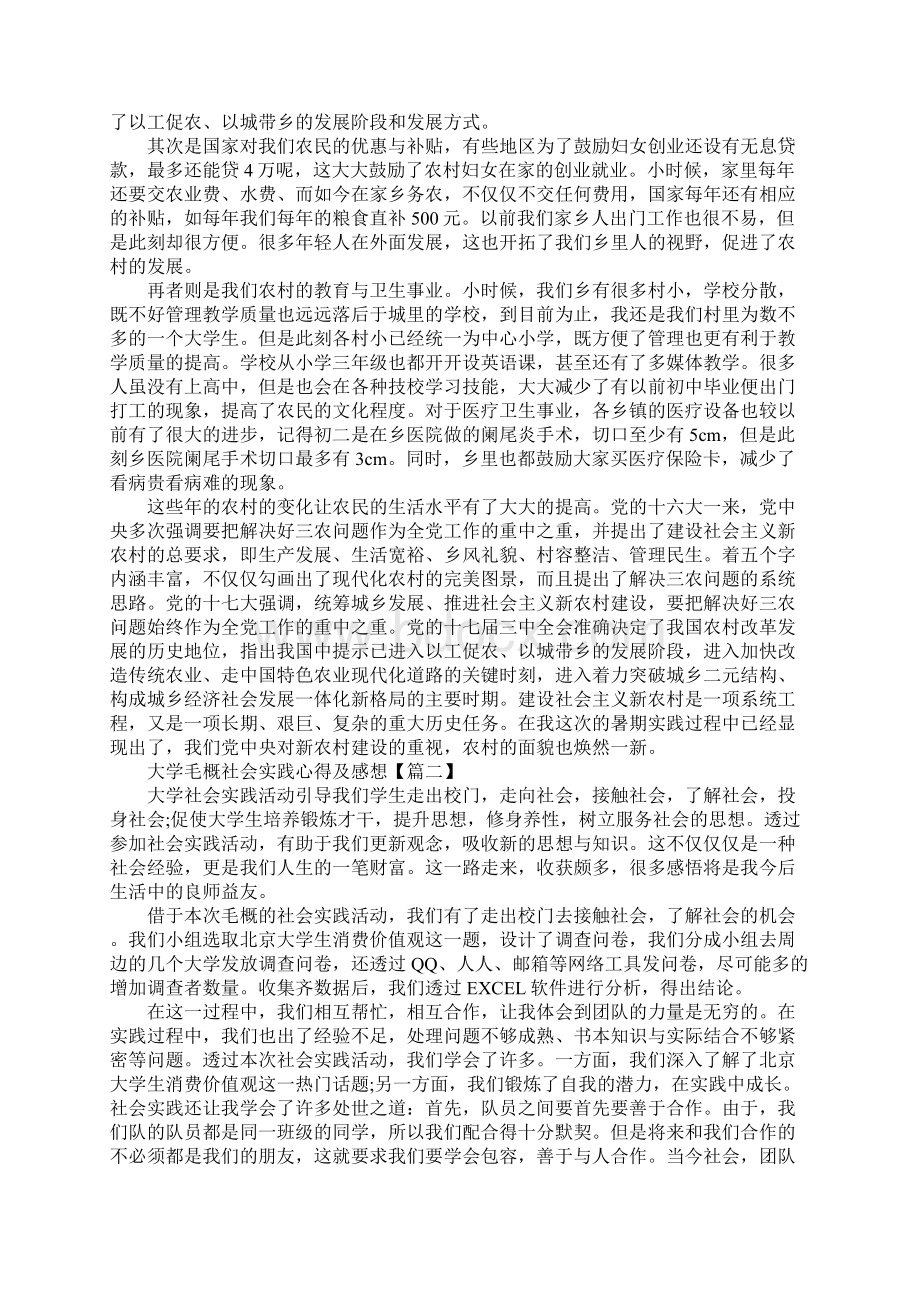 大学毛概社会实践心得及感想.docx_第2页