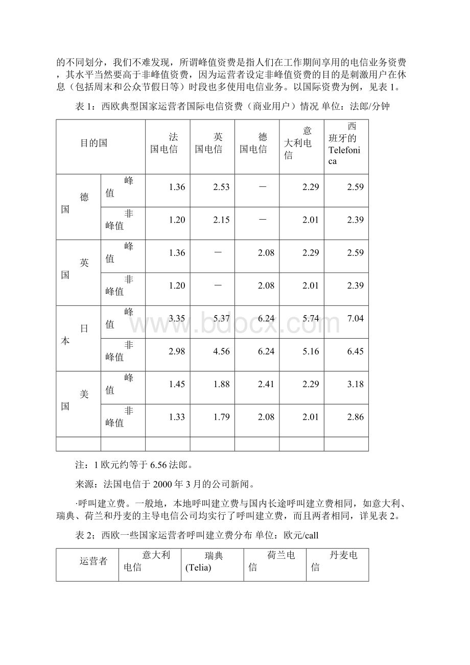 国外电信资费的实证研究Word格式文档下载.docx_第3页