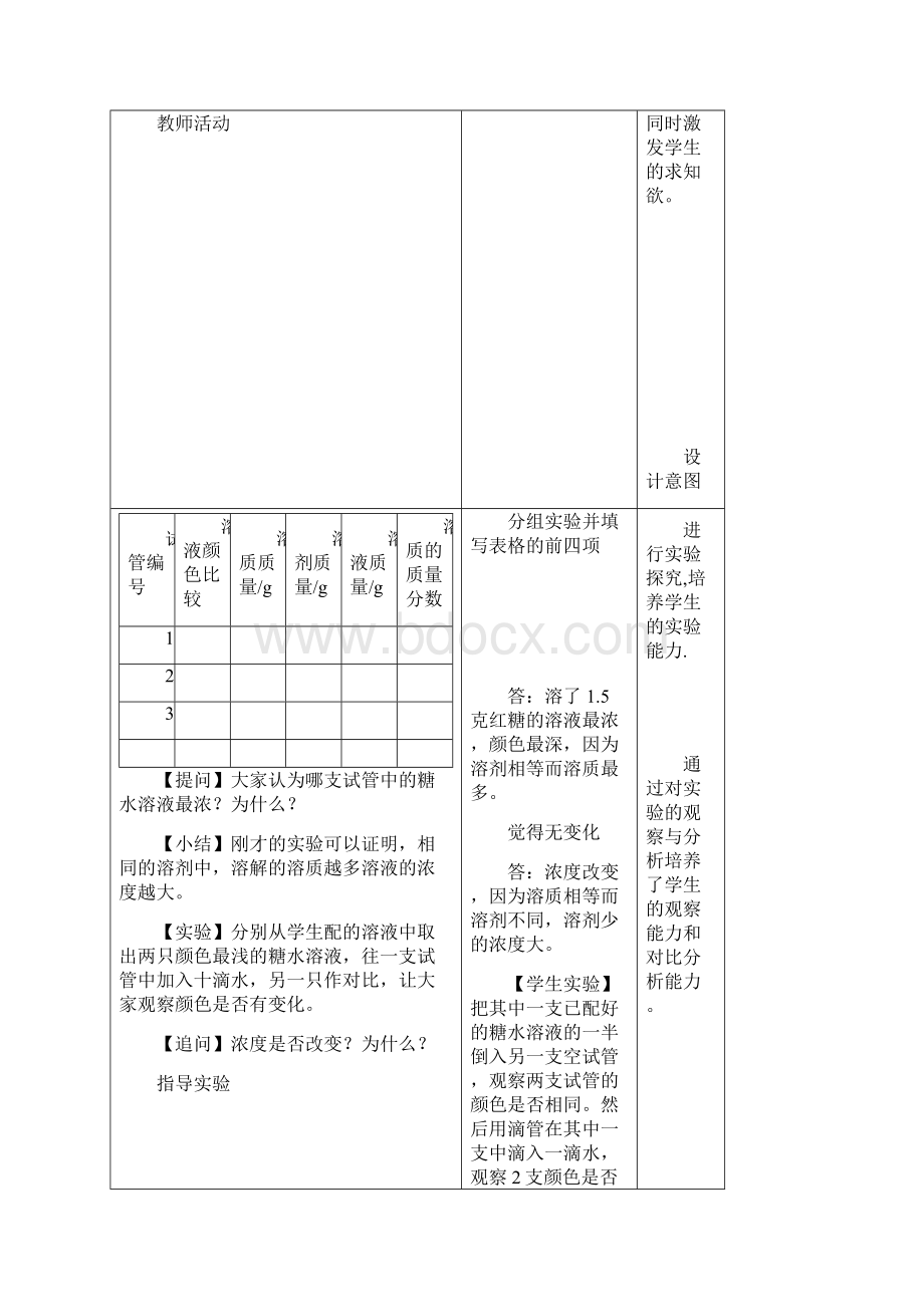 教学设计 溶液的浓度 精品获奖.docx_第3页