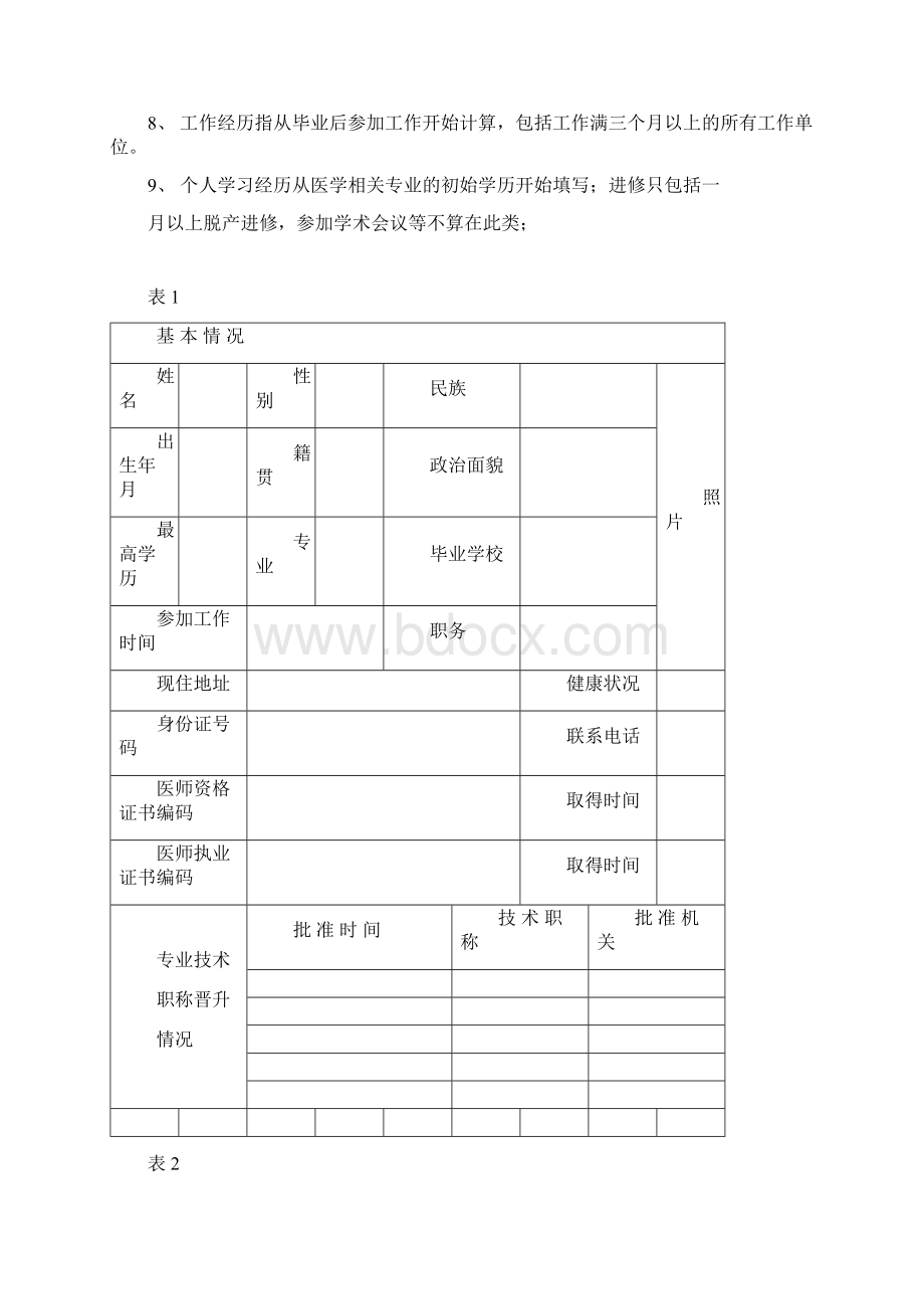 卫生专业技术人员档案表.docx_第2页