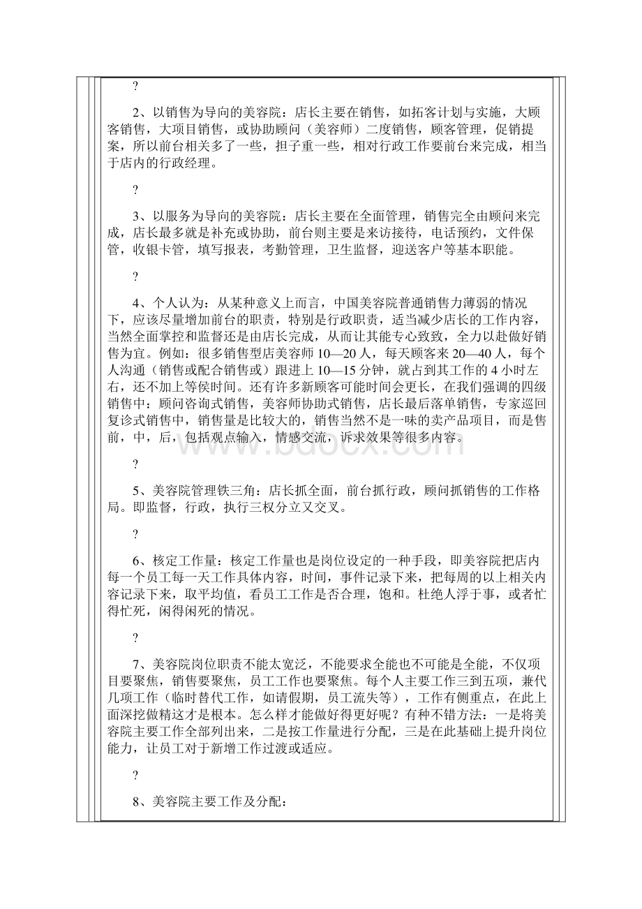 美容院店务管理最核心的内容Word文档格式.docx_第3页