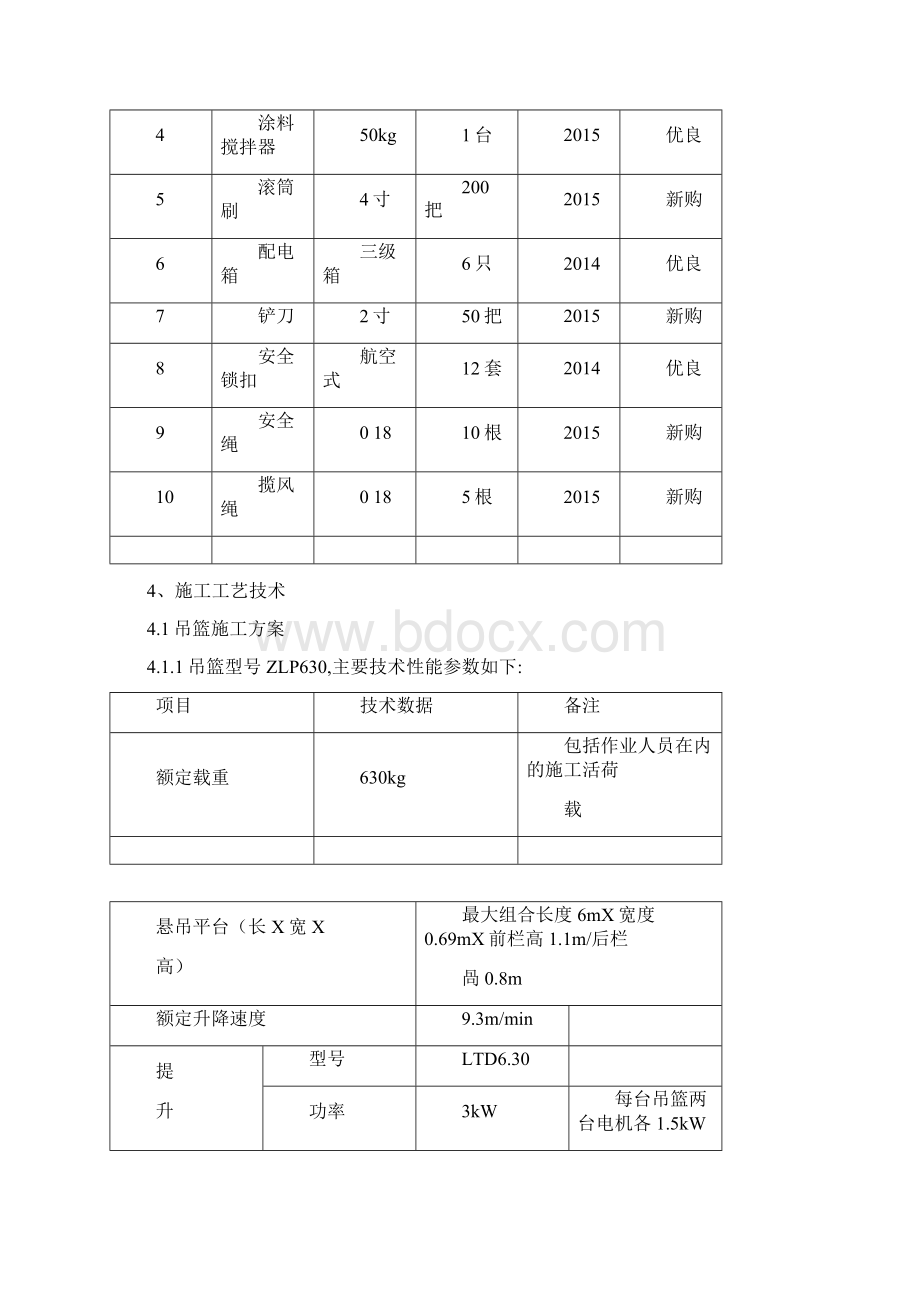 华能莱芜电厂冷却塔外壁色环涂刷技术方案.docx_第3页