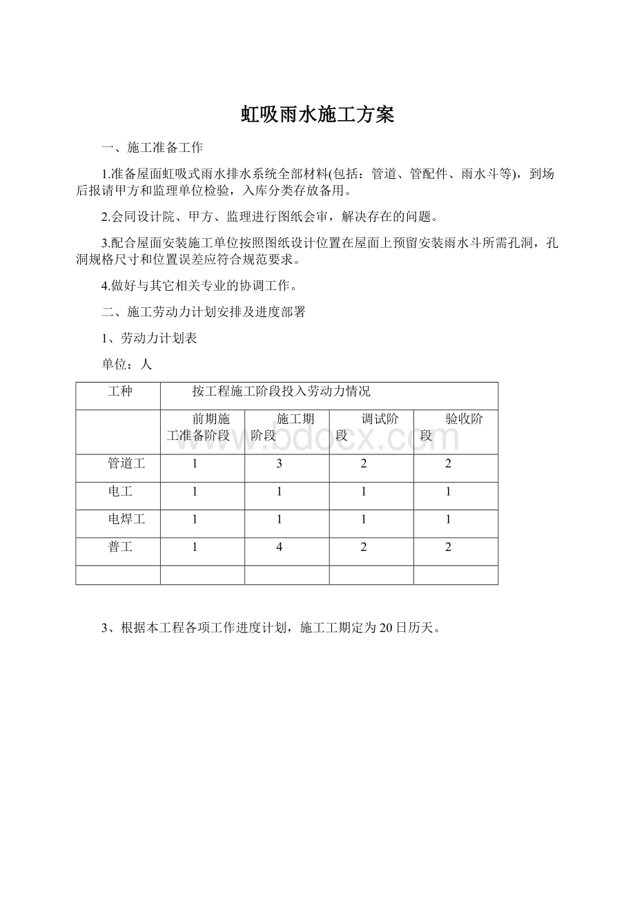 虹吸雨水施工方案.docx