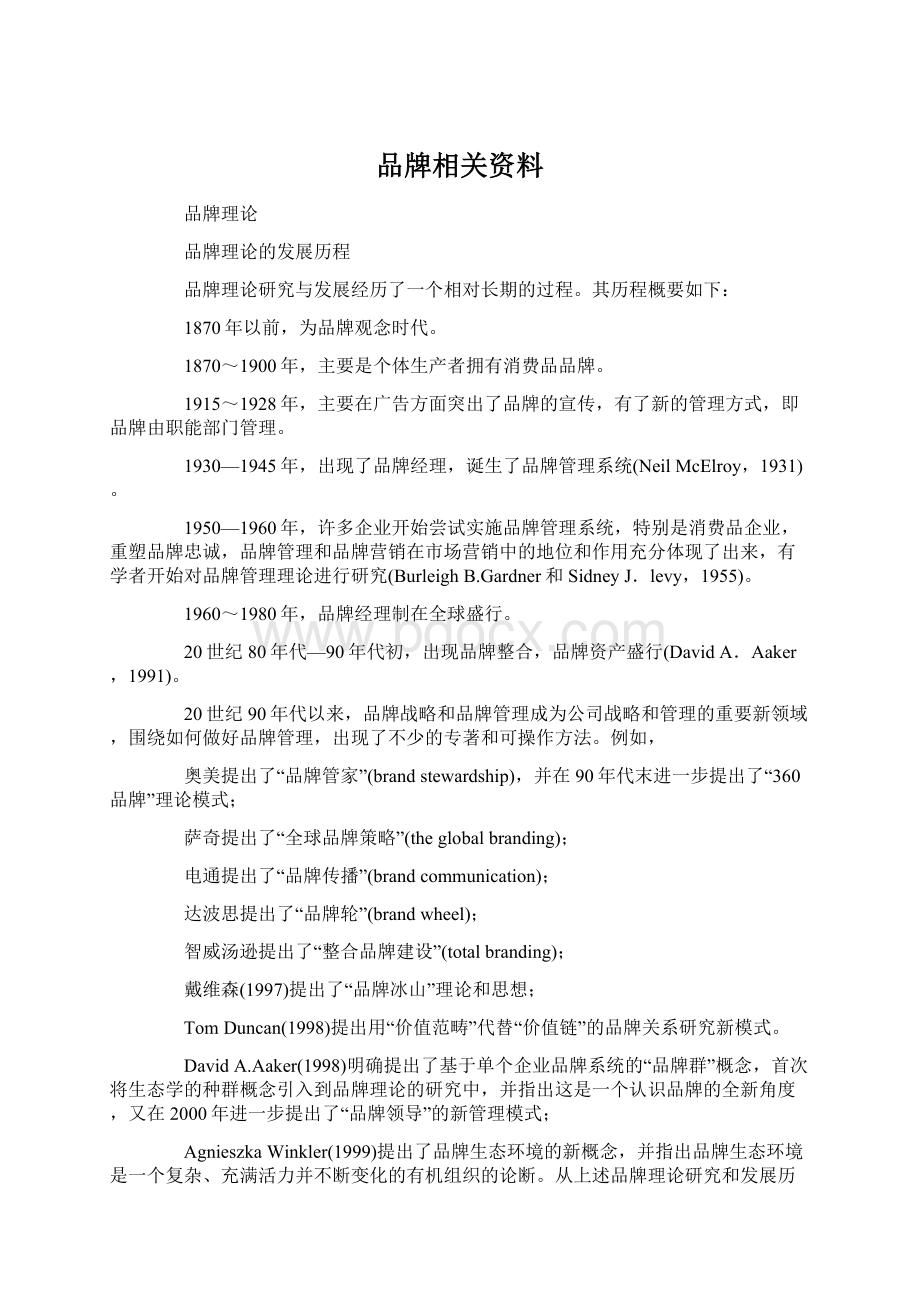 品牌相关资料.docx_第1页