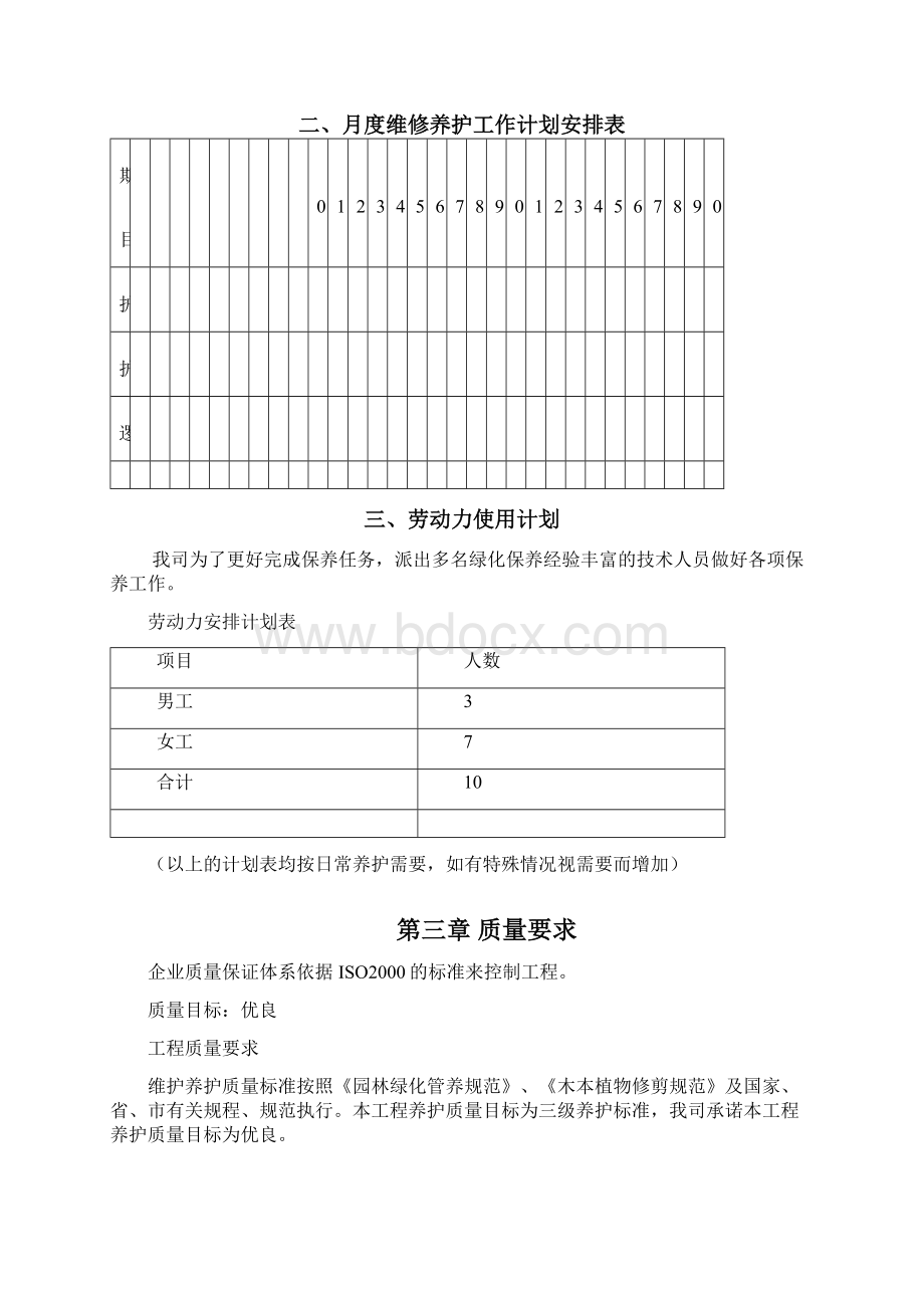 万豪大星级酒店园林绿化养护方案优选资料酒店管理优选范文.docx_第3页