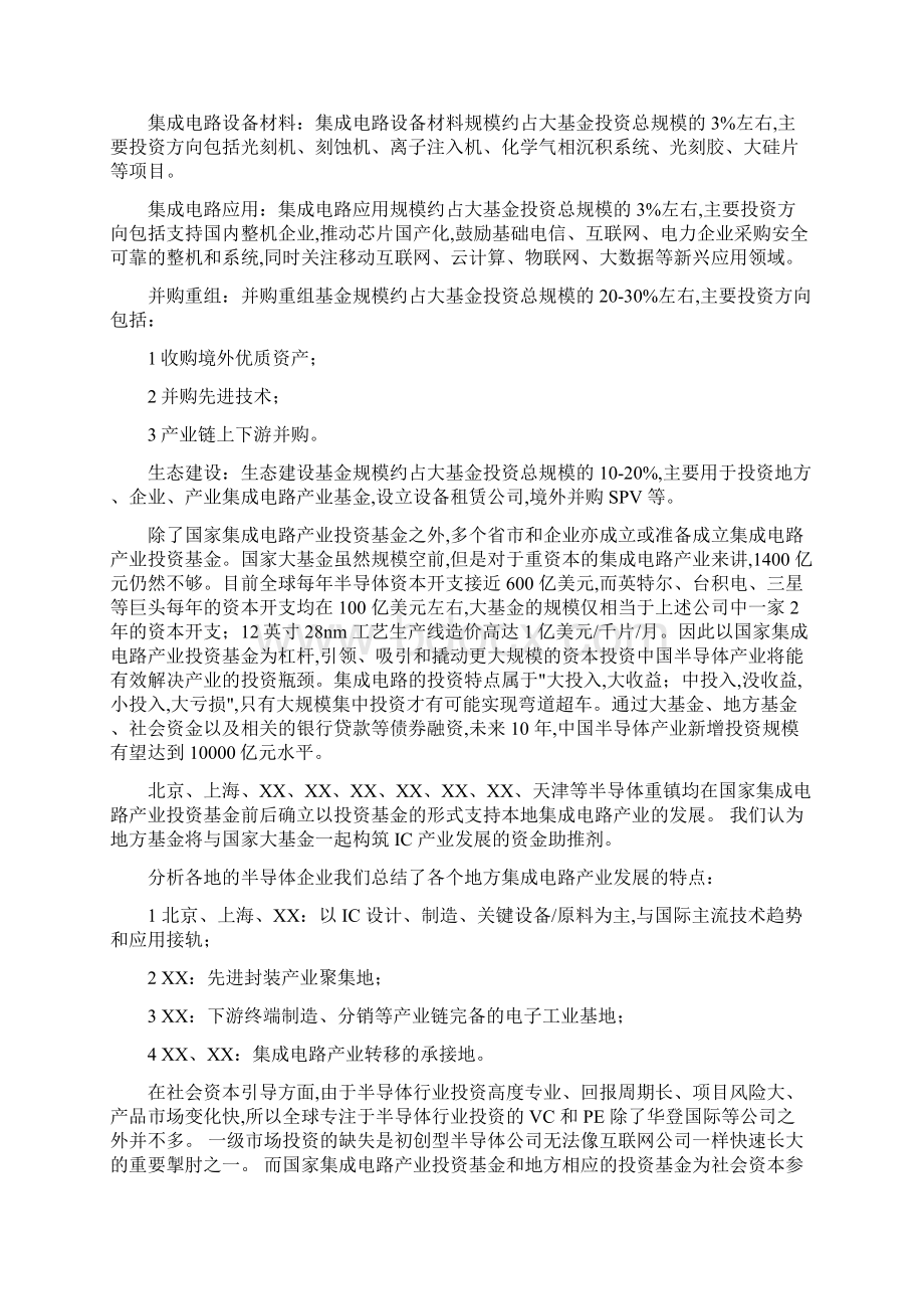 中国集成电路产业基金投资版图详细讲解Word格式.docx_第3页