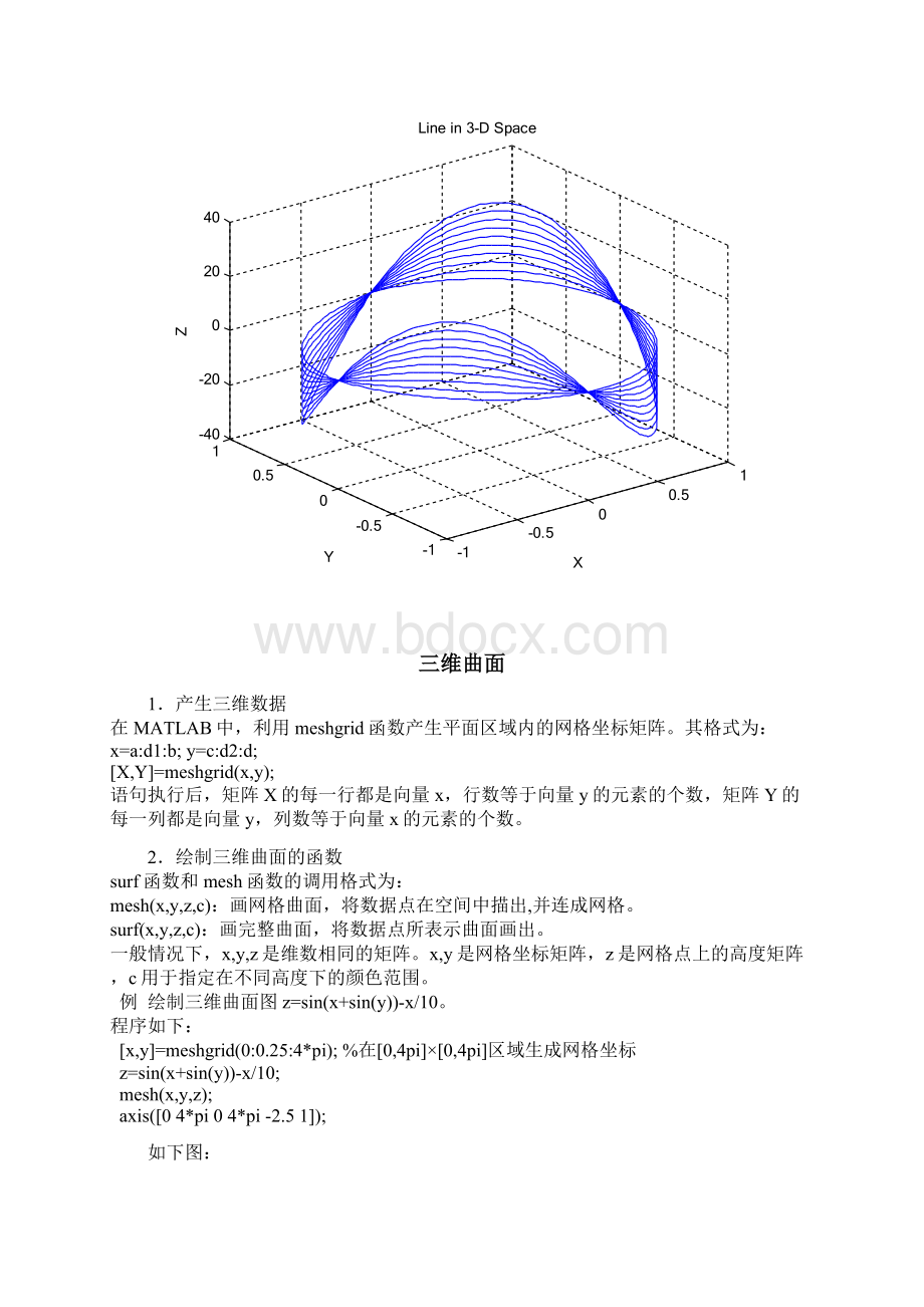 使用matlab绘制三维图形的方法.docx_第2页