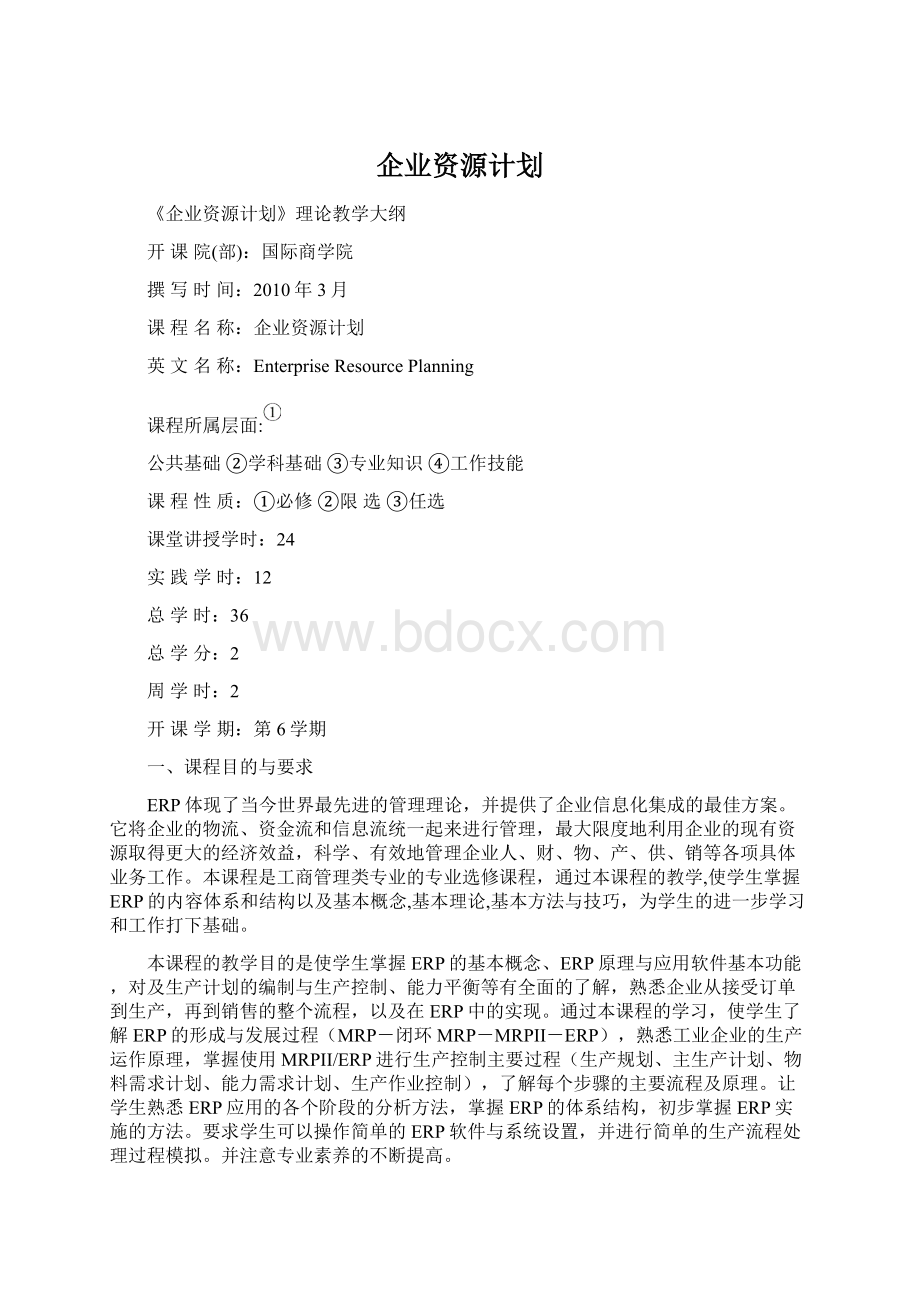 企业资源计划Word文件下载.docx