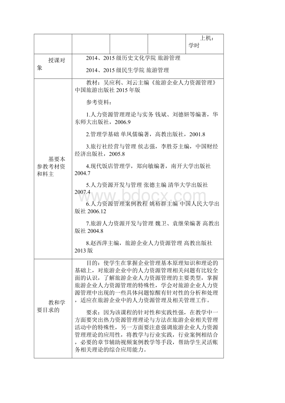 1旅游企业人力资源管理教案.docx_第3页