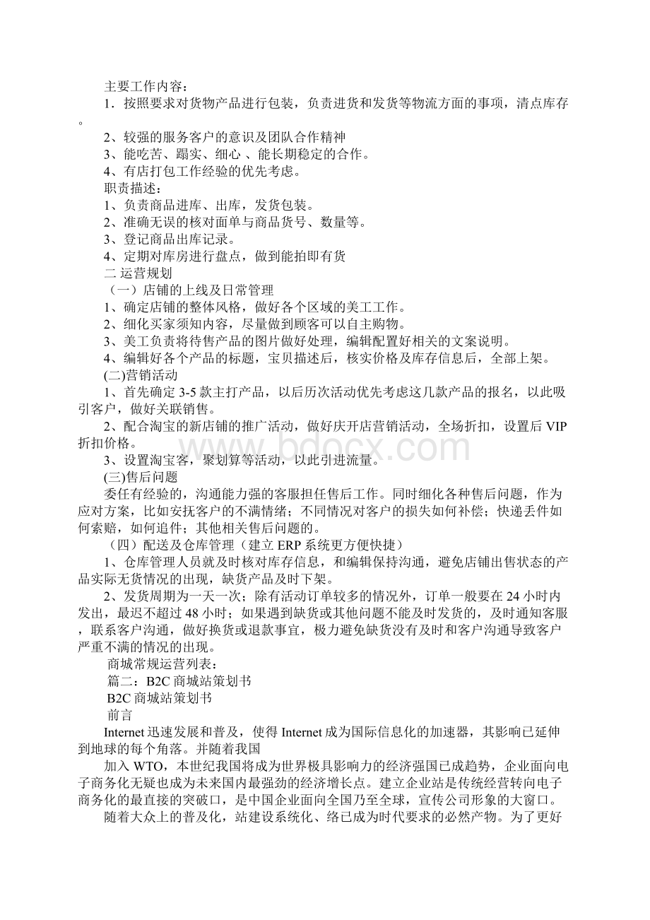 b2c商城网站运营策划方案Word格式文档下载.docx_第2页